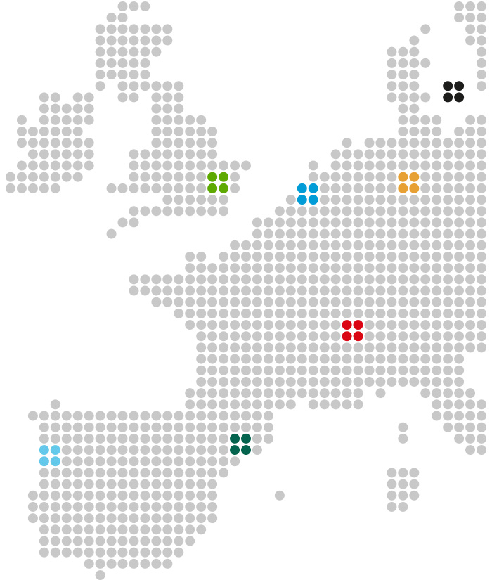 FEEdBACk Consortium Map